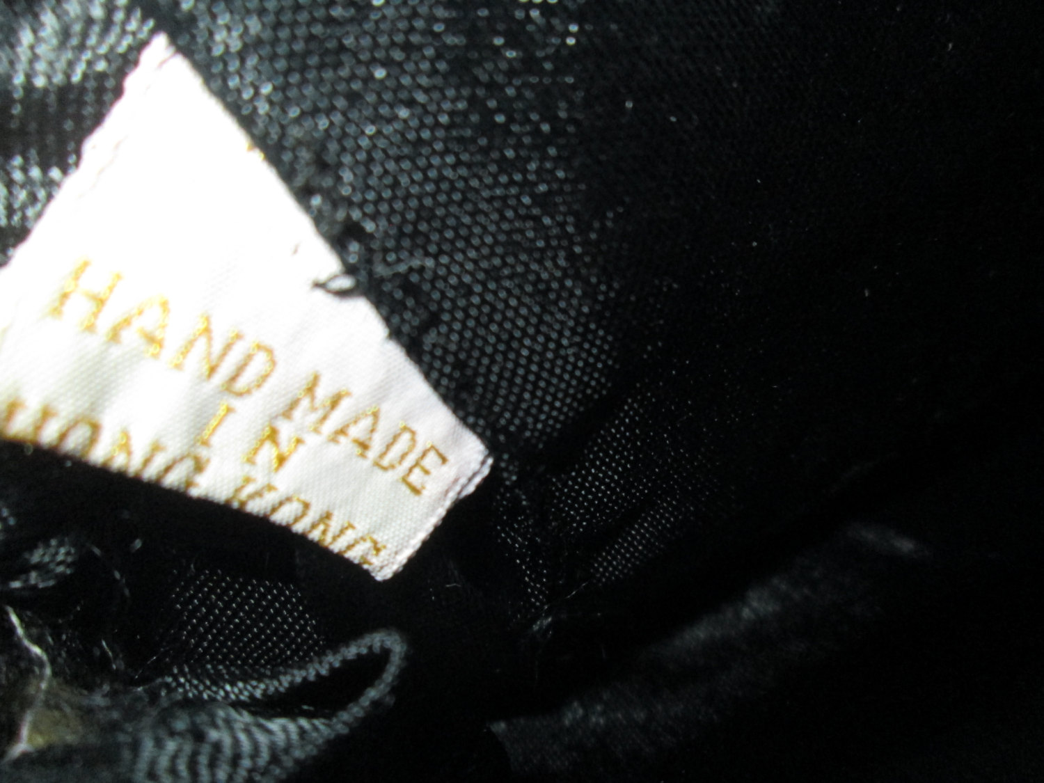 Vintage Black Beaded Evening Bag Made in Hong Kong – hurdyburdy vintage