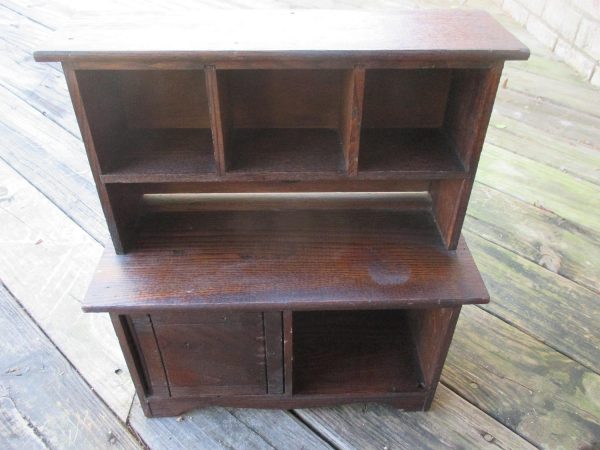 Vintage kitchen hutch cabinet Cass Toys Wooden Miniature home collectible wood cupboard sideboard rustic primitive farmhouse decor