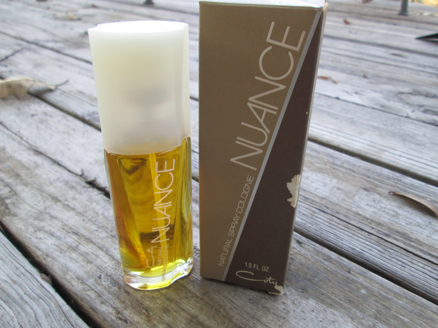 Vintage Nuance perfume 1.9 fl oz Natural spray cologne New Old Stock ...
