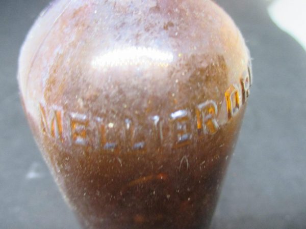 1890's Pharmacy Apothecary Jar Glass cork stopper Medical Pharmaceutical Doctor Medicine bottle collectible display Mellier Drug Tongaline