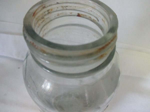 Antique HORLICK'S malted Milk 1 Gallon Glass Bottle M.M. Trade Mark USA England turn of the century