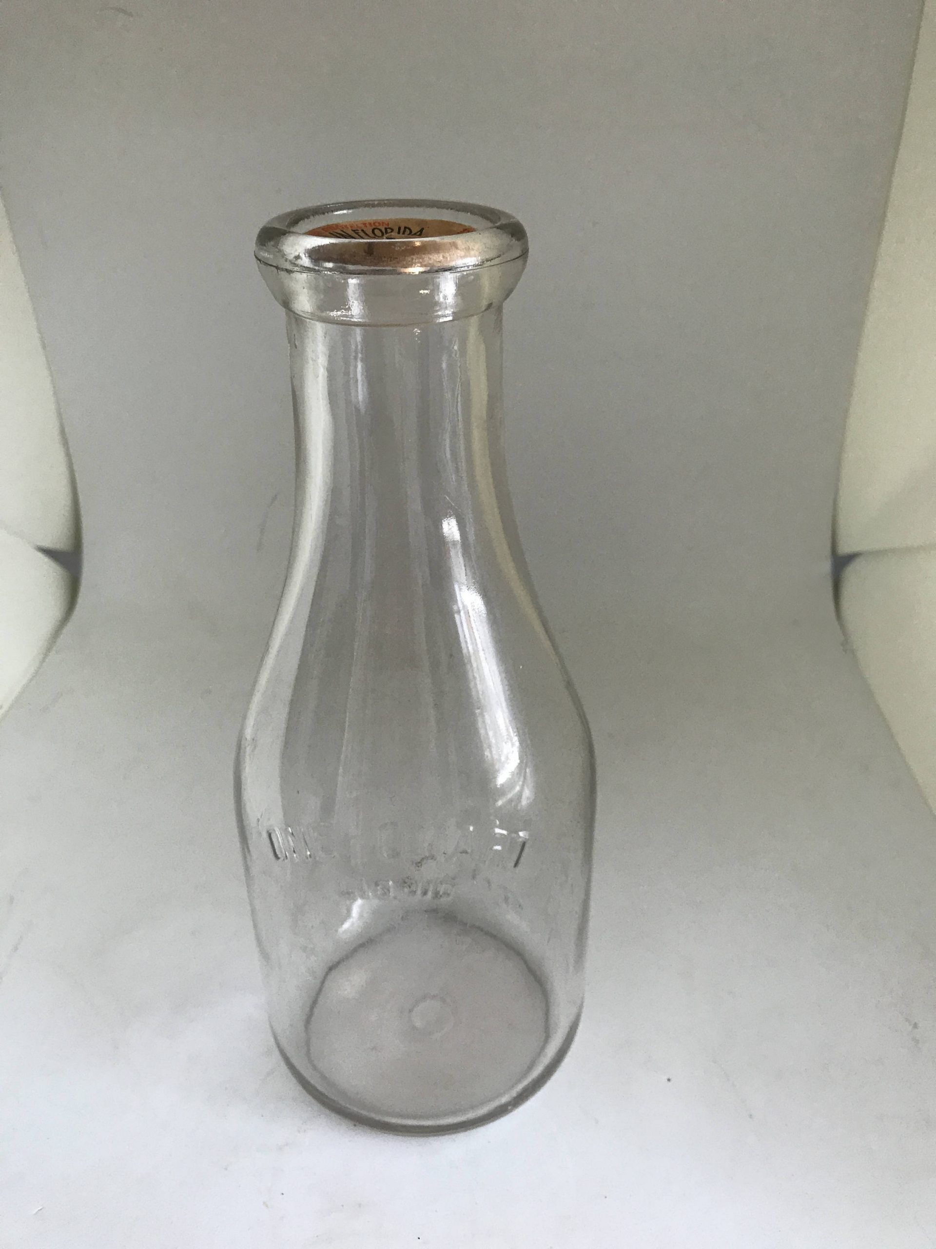 1 Quart Glass Milk Bottle With Lid