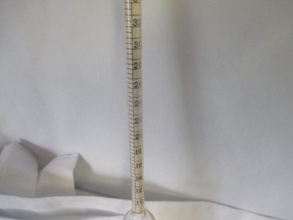 Antique Pharmacy Pharmacist Alchemy Medical Pharmaceutical Large Thermometer Collectible Hydrometer Whithall, Tatum Co. Lab labware