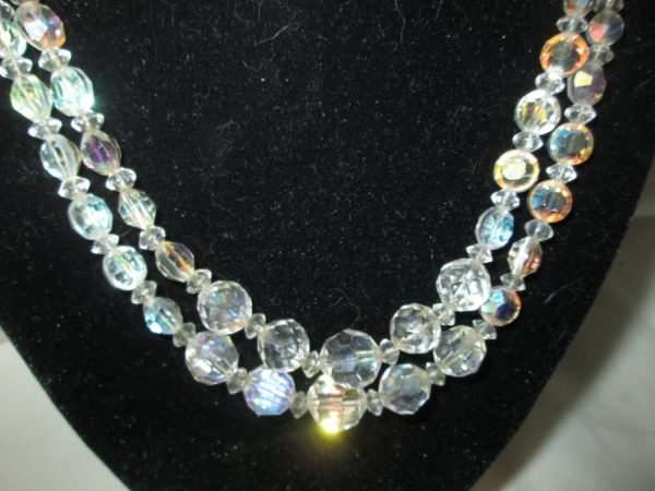 Beautiful Austrian Crystal double strand beaded necklace
