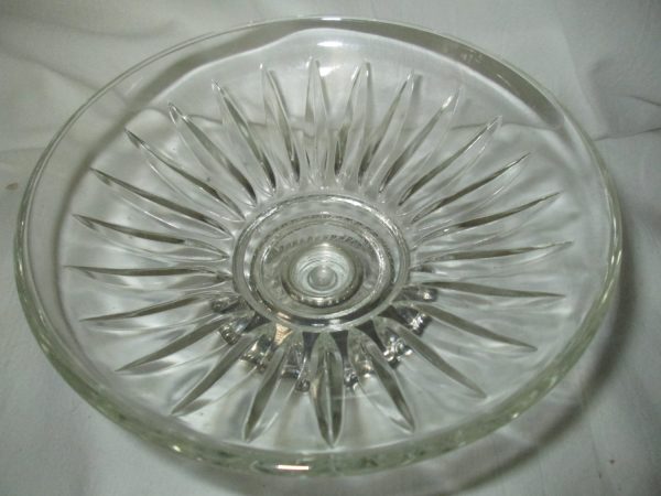 Beautiful Mayflower Sterling Silver and Crystal Compote Pedestal Crystal bowl Perfect for the holidays
