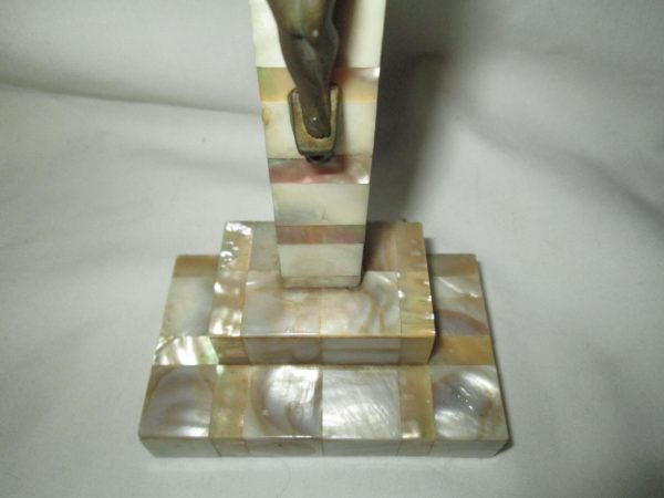 Beautiful Mother of pearl Crucifix Italian Wooden with Mother of pearl overlay Cross