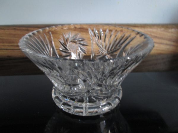 Beautiful Vintage Crystal Large Serving Fruit Holiday Special Occasion Cut Crystal American Brilliant Pattern Center bowl