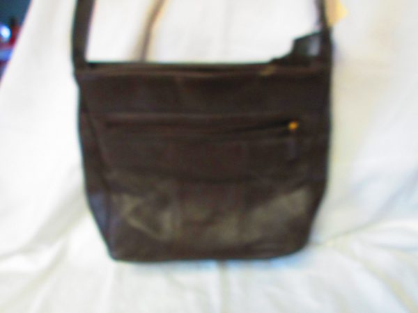 Fantastic Unused New old stock Brown Vittoria Italy Leather Hand bag shoulder bag with tags