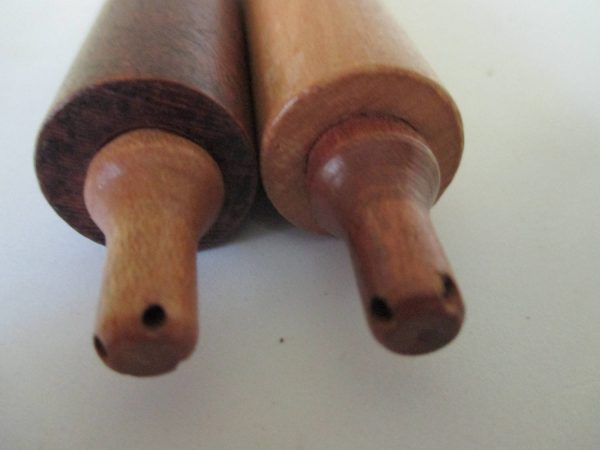 Mid Century Rolling pin Salt and Pepper shakers wooden cottage collectible display farmhouse country Unique