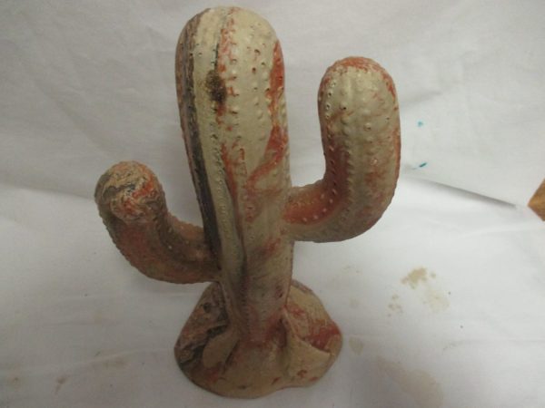 Mississippi Mud Kansas Clay Southwestern Style American Cactus Large Hand Sculpted One of a Kind