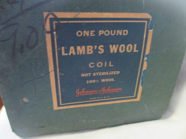 NEW Old Stock 1 POUND Felting Wool Natural Unbleached White Off-White CLEAN Johnson and Johnson Crafting Spinning Lambs Wool 100% lambswool