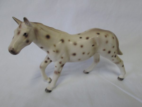 Vintage 1965 Fine China Palomino Horse Great Detail & coloring Norcrest Japan Mid Century 5" tall 7 1/2" across Stunning Collectible Quality