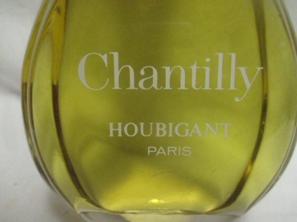 Vintage Chantilly Hubigant Crystal Factice Large Display Crystal stopper etched base Pharmacy Vanity Display Collectible 11" tall Women's