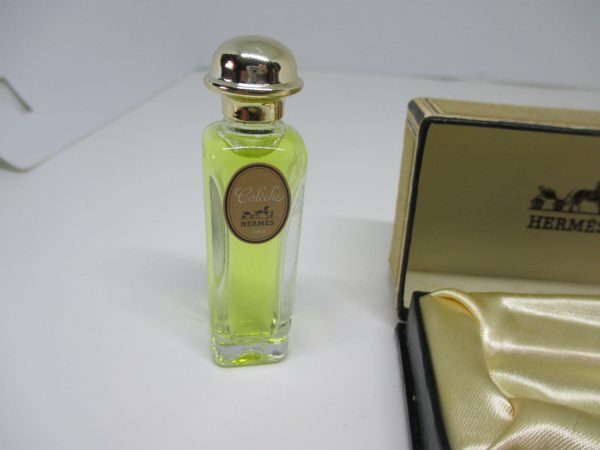 Vintage Hermes Parfum Caleche Factice 1/4 oz Store display dummy parfum bottle in box bottle made in France Mini miniature bottle