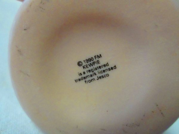 Vintage Kewpie Jesco Brand Porcelain Figurine Oh boy! Cherub Angel Wings Quality Porcelain Taiwan 1990