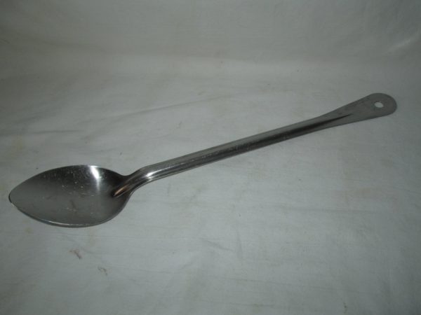 Vintage Large Kitchen Soup Spoon Serving spoon Long Handle Soup Kitchen Industrial Size15" Long Spoon
