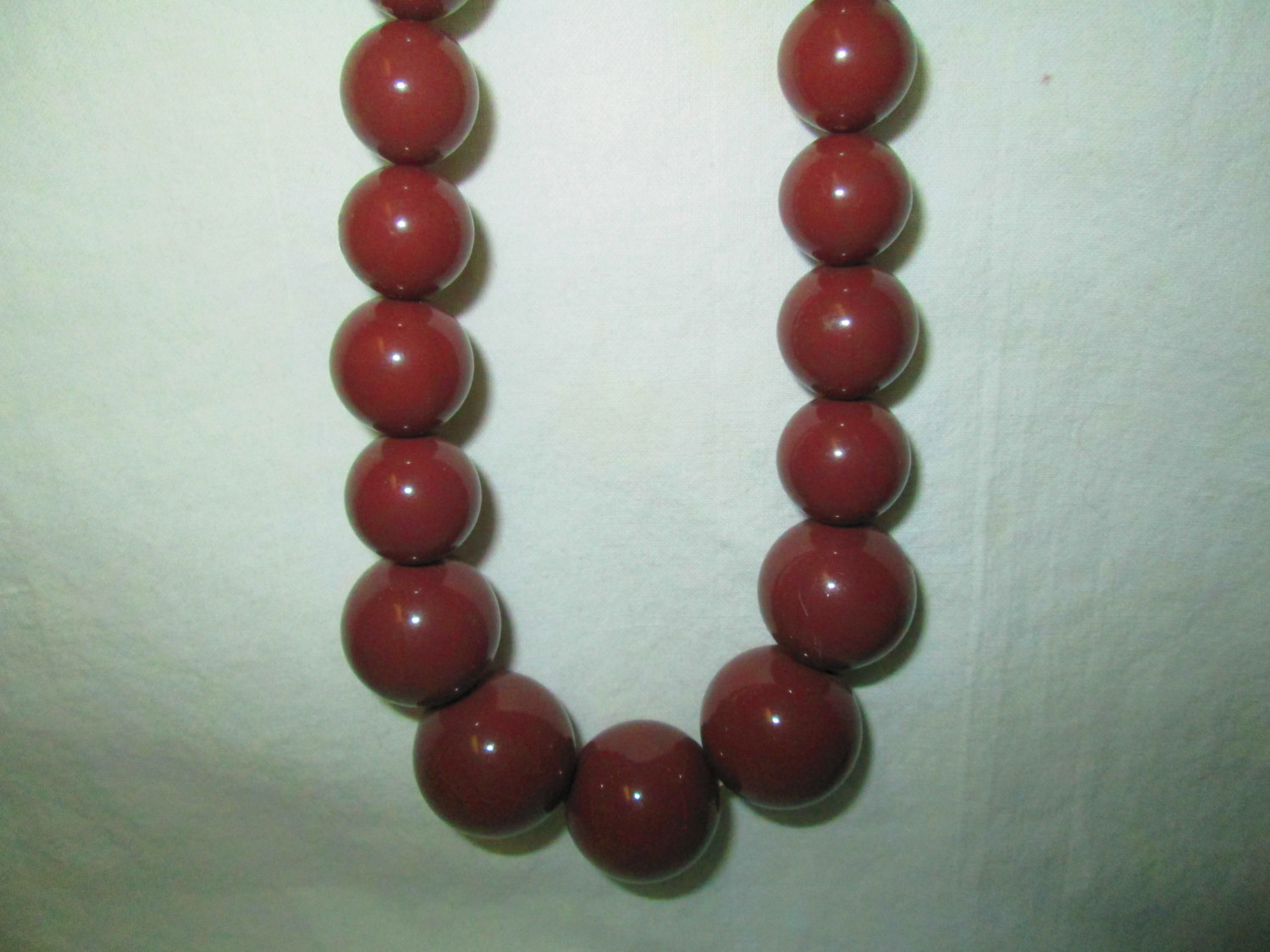 large wooden bead necklace - RzJewelryDesign