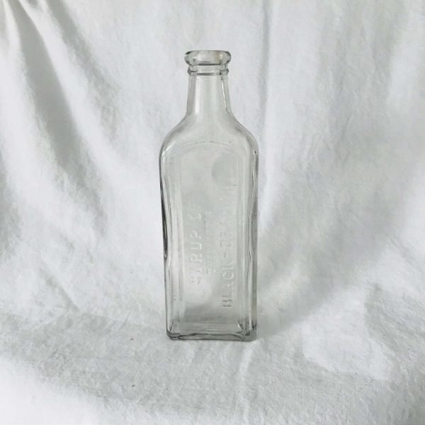 Antique Apothecary Pharmacy bottle medicine jar Medical collectible display pharmaceutical Syrup of Thedford's Black-Draught