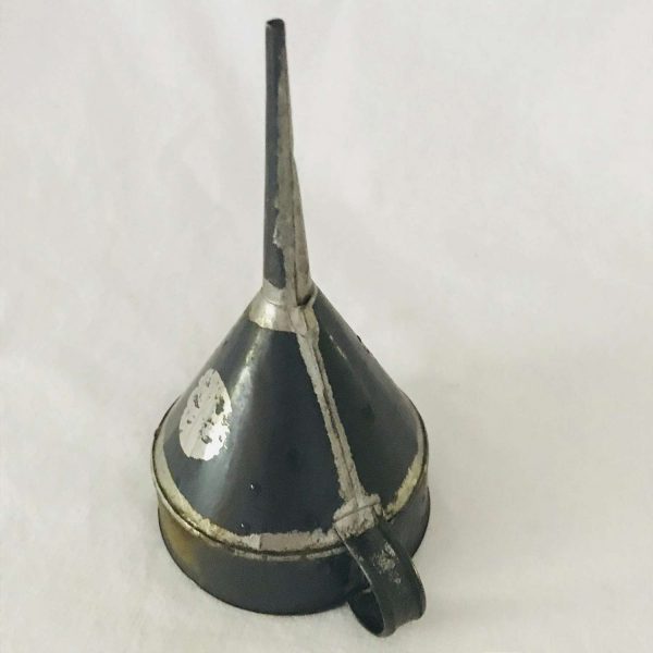 Antique hand made funnel metal rustic primitive farmhouse kitchen decor display collectible