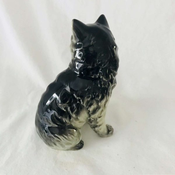 Antique Kitten Cat Long Hair Figurines Fine Bone China Quality cottage display farmhouse shabby chic collectible home decor