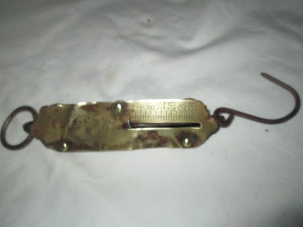 Brass Scale Hatillon Hanging scale 1867 pat. date