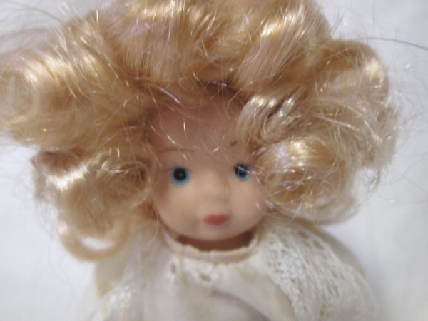 Darling little porcelain doll collectible miniature doll