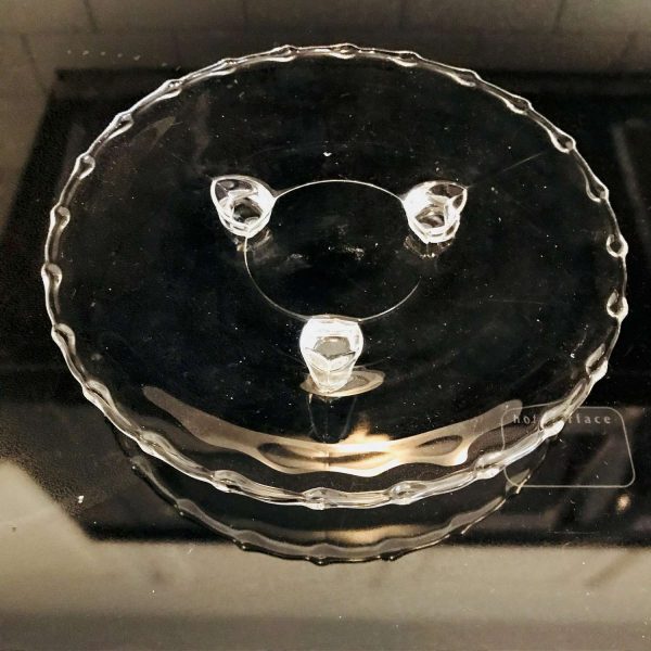 Fostoria Century Footed Tidbit Snack Dish Clear Depression Glass serving dining farmhouse collectible display glass table top display