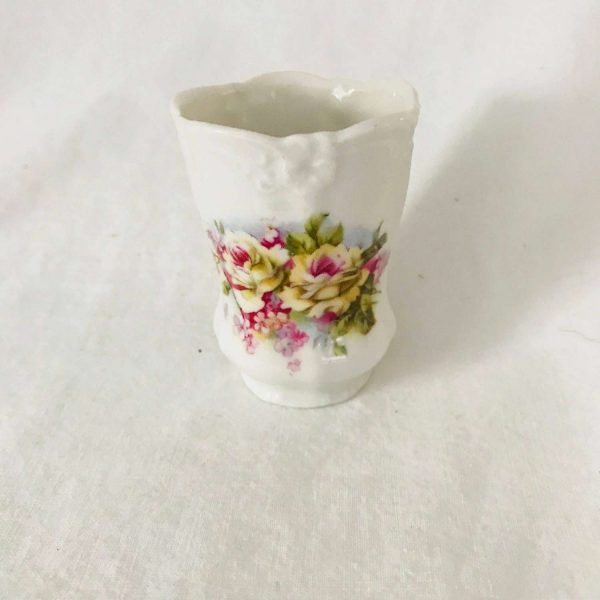 Toothpick holder antique transferware fine bone china display collectible