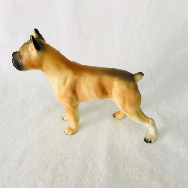 Vintage Bulldog Fine Bone china collectible mid century display figurines display farmhouse cottage