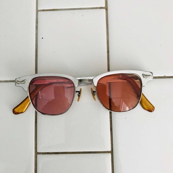 Vintage Collectible Eyeglasses Aluminum Men's retro 1940's sunglasses