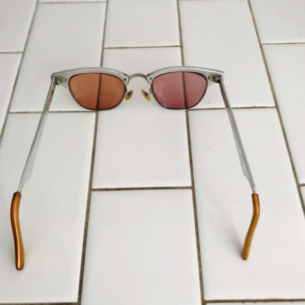 Vintage Collectible Eyeglasses Aluminum Men's retro 1940's sunglasses