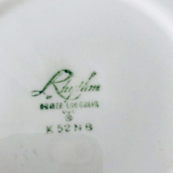 Vintage Homer Laughlin Serving Bowl Rhythem pattern Roses wtih leaves Dining Serving Collectible Display Potato Vegetable Bowl