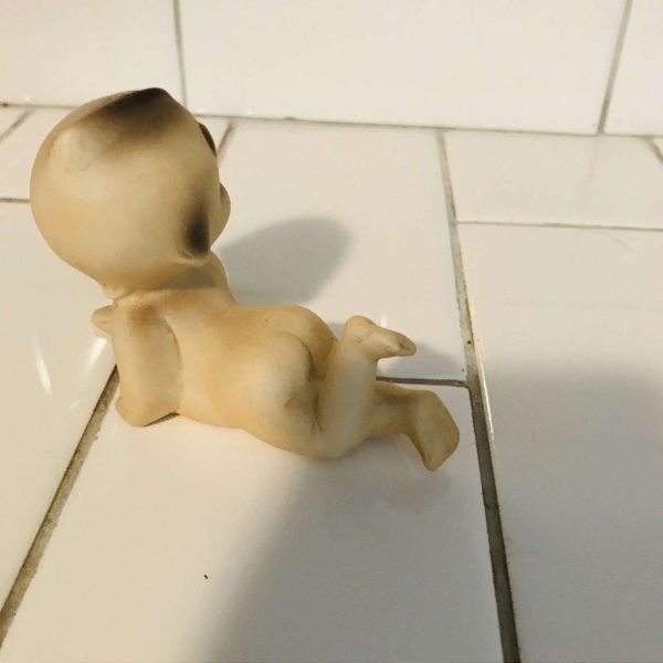 Vintage Kewpie Lefton china Japan mid century matte finish bright eyes farmhouse collectible bed and breakfast figurine