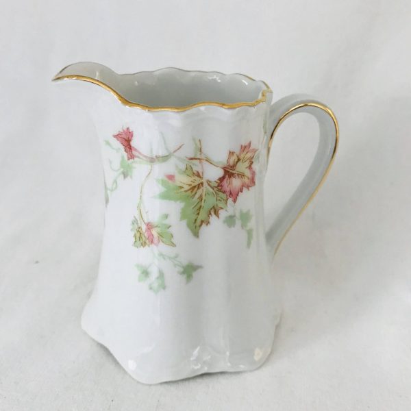 Vintage Lorenz Hutschen Reuther cream pitcher creamer collectible display kitchen dining Germany fine bone china