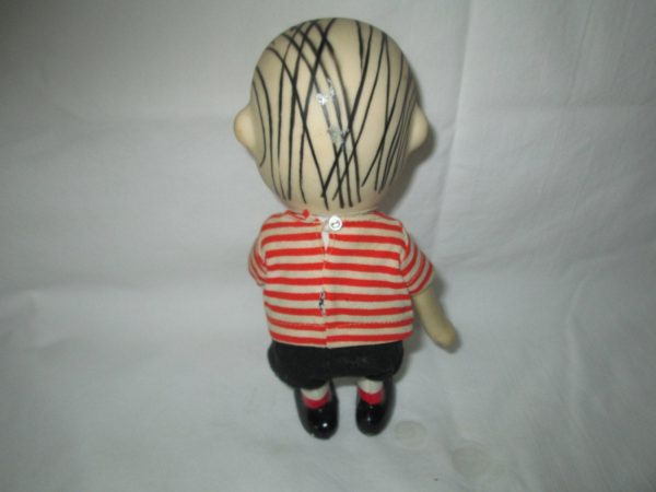 Vintage~1966 Peanuts LINUS 7" Doll Figure Boucher Pocket Doll Charlie Brown Linus Doll Character