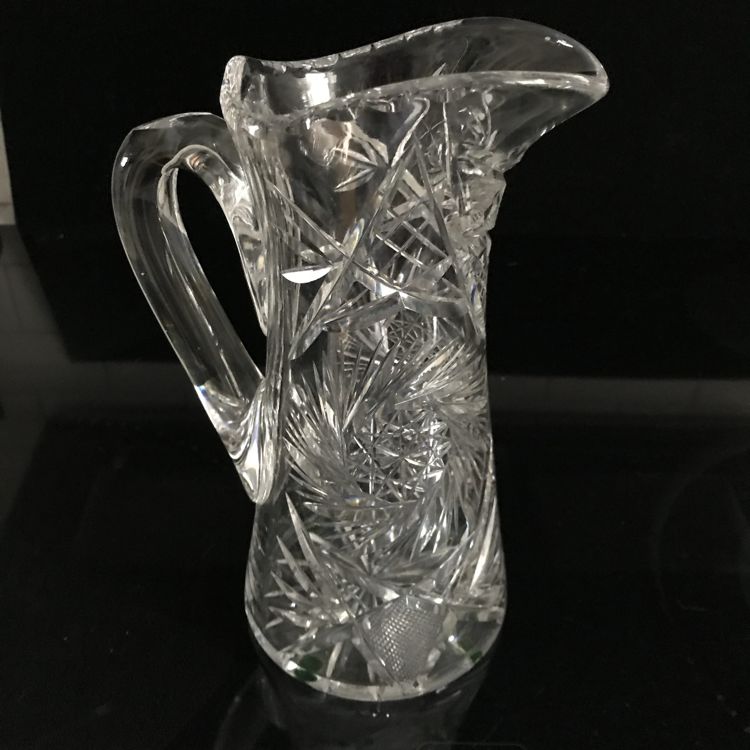 American Brilliant Cut Glass Pitcher, circa 1900 For Sale at 1stDibs   american brilliant cut glass for sale, antique glass pitchers value, cut glass  pitchers