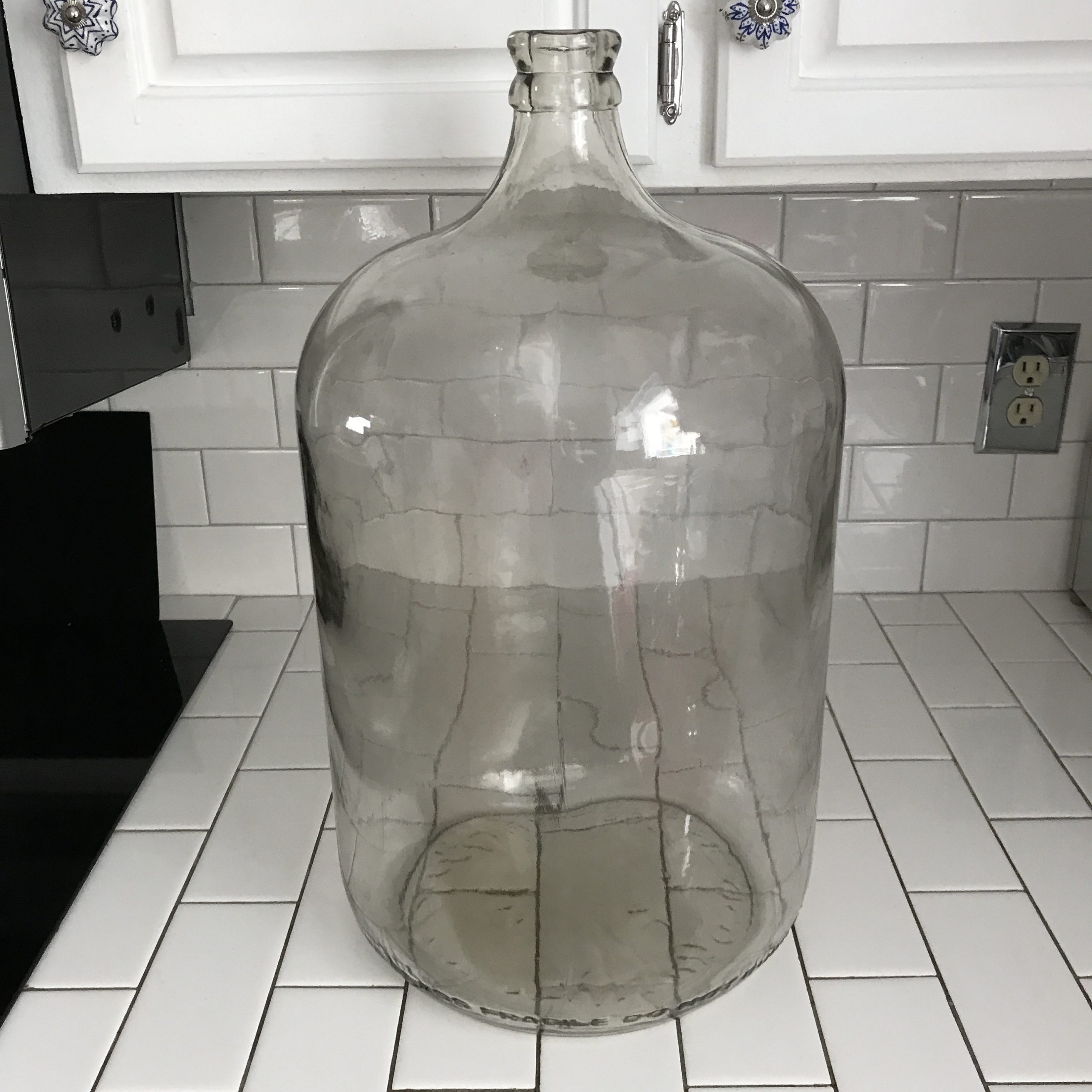 Retro 5 Gallon Glass Water Jug