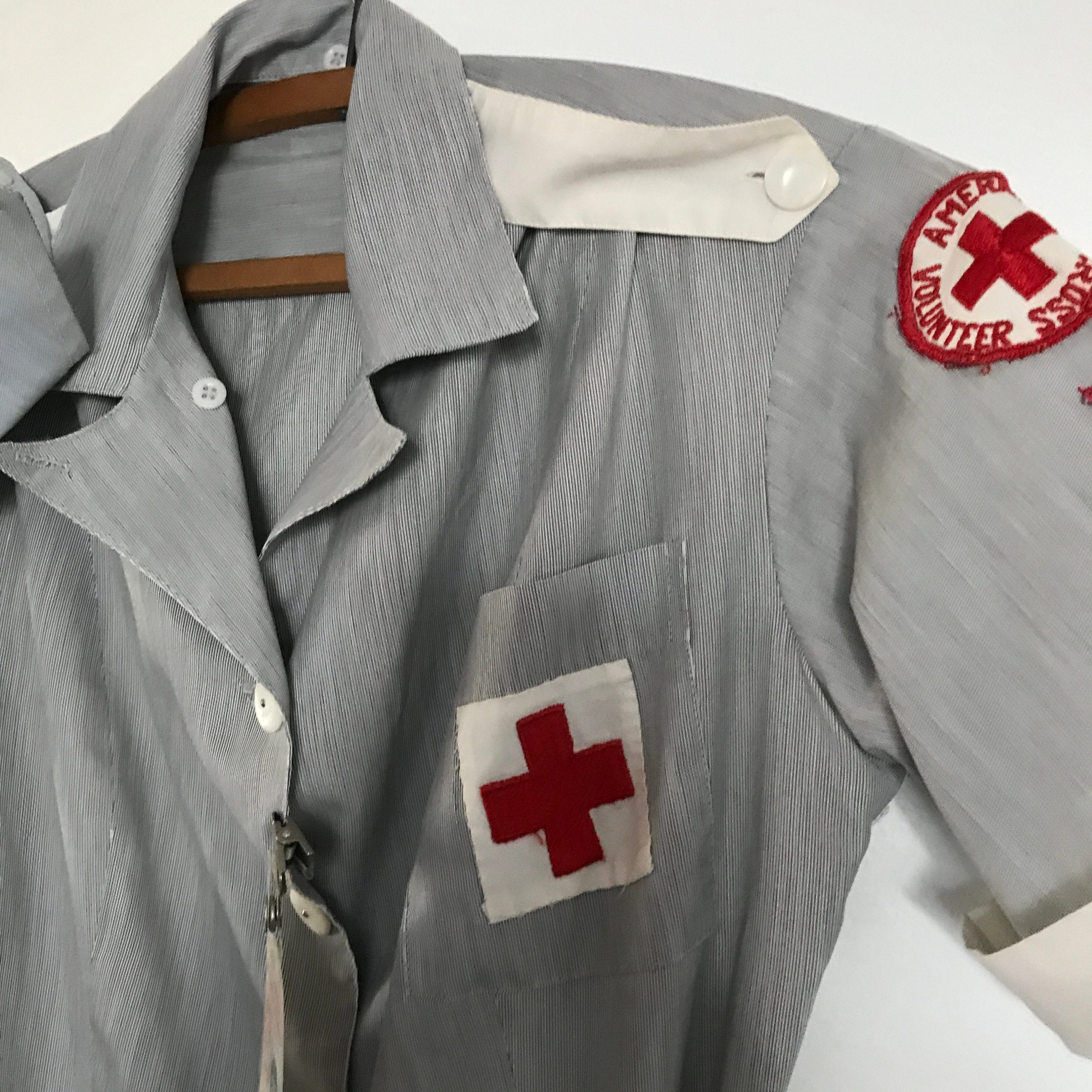 WWII vintage Nurse pin American National Red Cross, Philadelphia