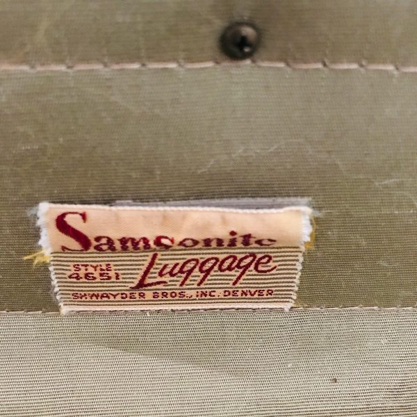 Vintage Suitcase Large Samsonite Collectible Luggage display storage travel 1930's Overnight bag camel color beige VERY CLEAN