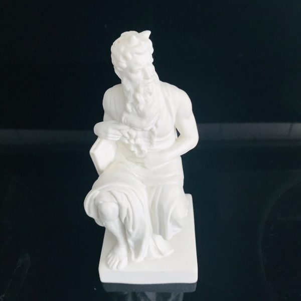 Goebel Michelangelo's Moses Bisque Statue 1956 HF20 22 Western Germany V with full bee collectible display figurine