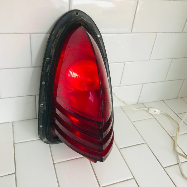 Vintage Ford Tail light wall or table lamp collectible display man cave rec room game room garage night light