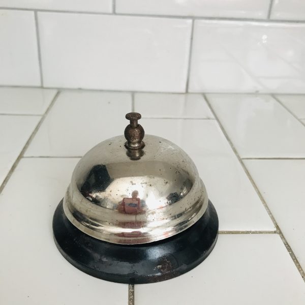 Vintage Counter Bell Sounds Great nice collectible display office decor kitchen store