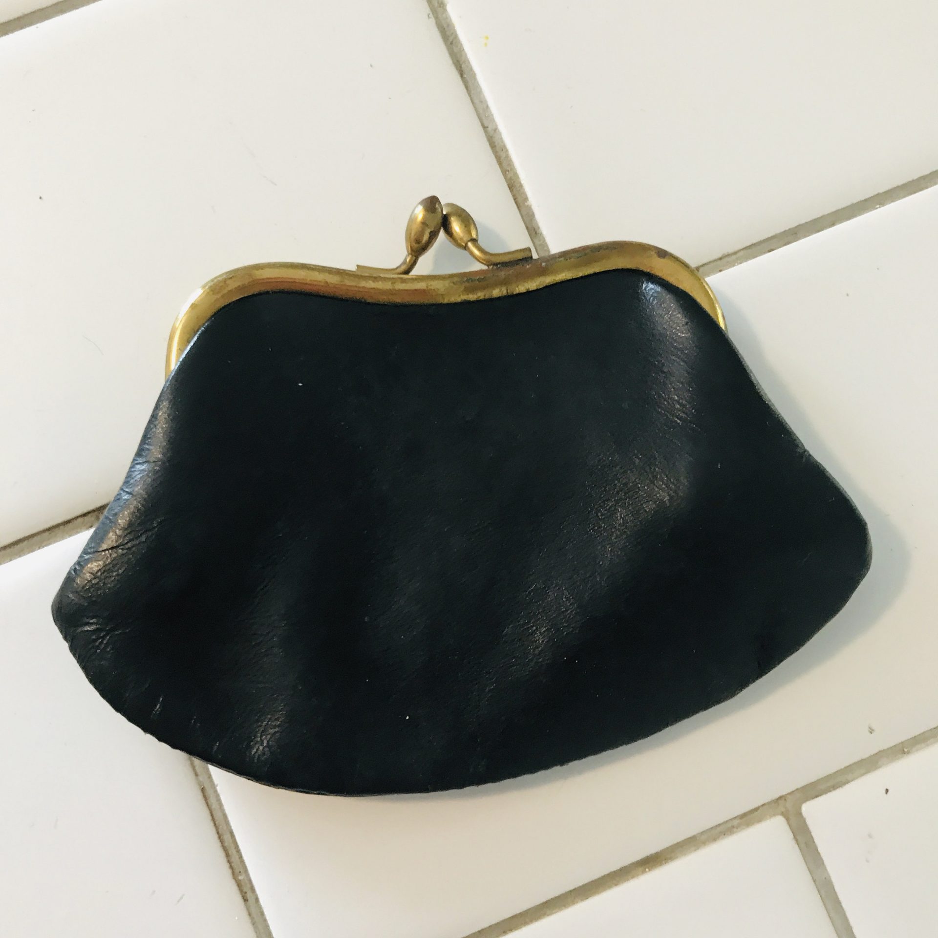 Antique Genuine Calf Large Change purse 2 Sided Circa 1930 Gently Used. |  eBay