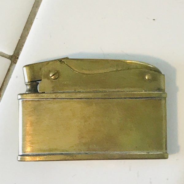 Vintage Brass lighter made in Japan Collectible display ladies purse