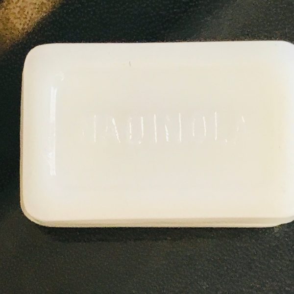 Vintage Face cream box opalescent Nadinola white milk glass vanity jar rectangular lidded vanity container collectible bathroom decor
