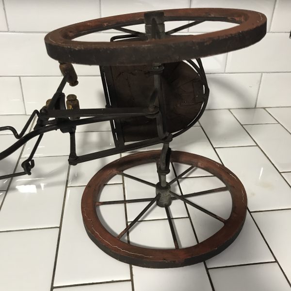 Antique Wheelchair wheel chair Salesman's Sample self driven by hand medical collectible display turn of the century