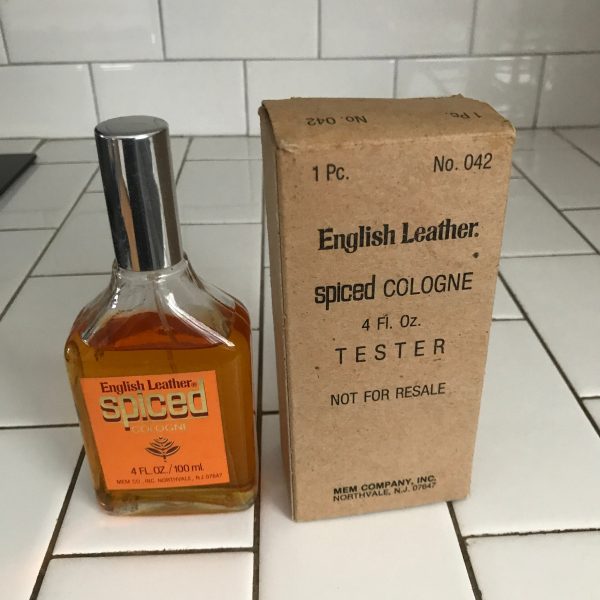 Vintage 1970's English Leather Spiecd Cologne Spray MEM Company Men's Cologne 4 oz bottle FULL