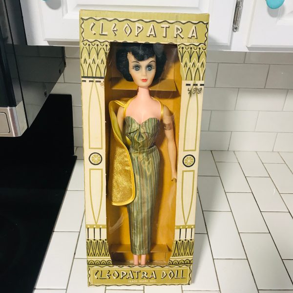 Vintage Cleopatra Doll by Abeta Doll & Toy Company 1962 Original Box Brooklyn NY Excellent displayed only in box doll
