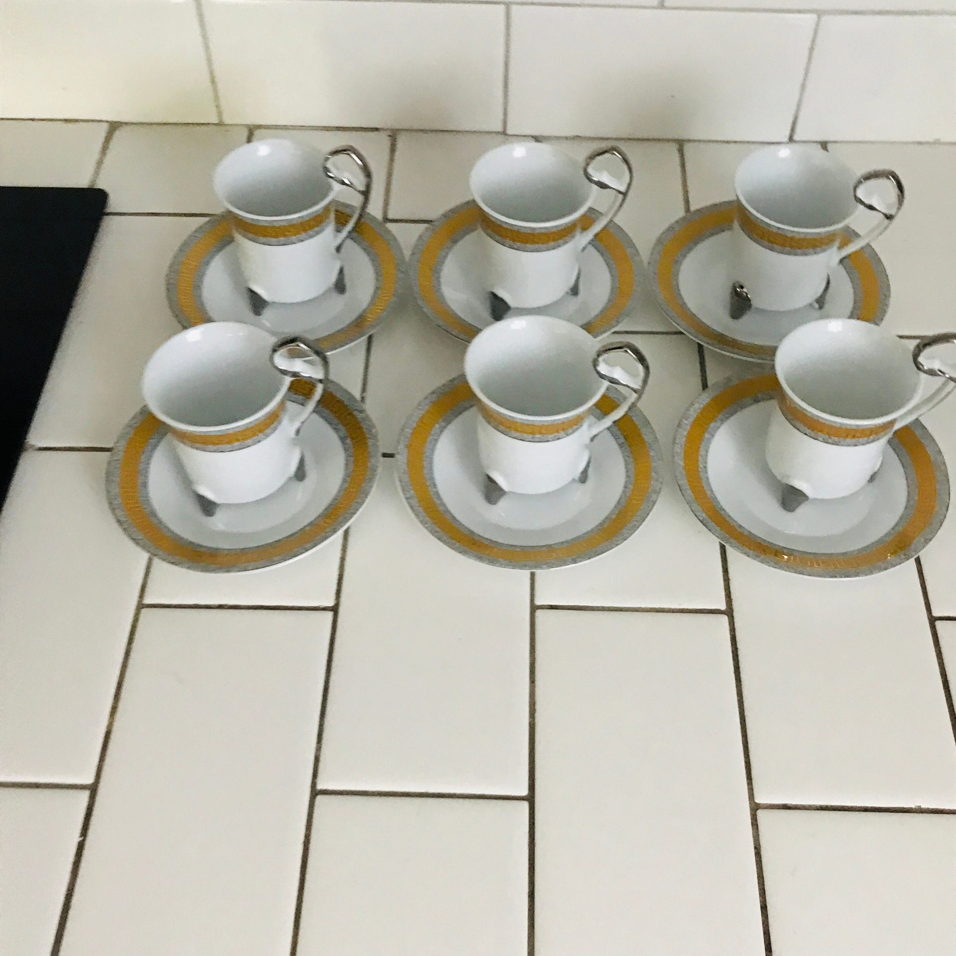 Italian GNA FINE PORCELAIN Tea Espresso Demitasse Footed Cup
