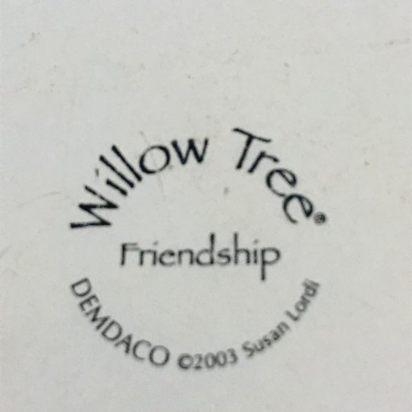 Willow Tree ® Friendship trinket box collectible display hand painted Forever True Forever Friends